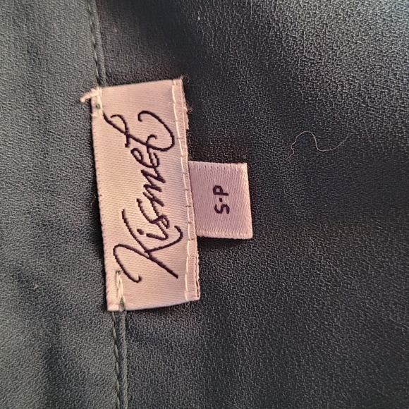 Dark Green Kismet Blouse - Picture 3 of 3